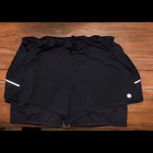 Women’s Athleta workout shorts.